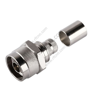 N Connectors Male Straight Crimp For LMR400 Cable