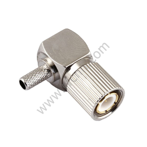 1.6/5.6 Connectors Male Crimp Right Angle For BT3002 Cable