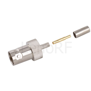 BNC Connector Female Crimp Straight For ST212 Cable