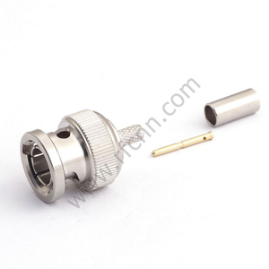 BNC Connector Male Crimp Straight For RG174 Cable
